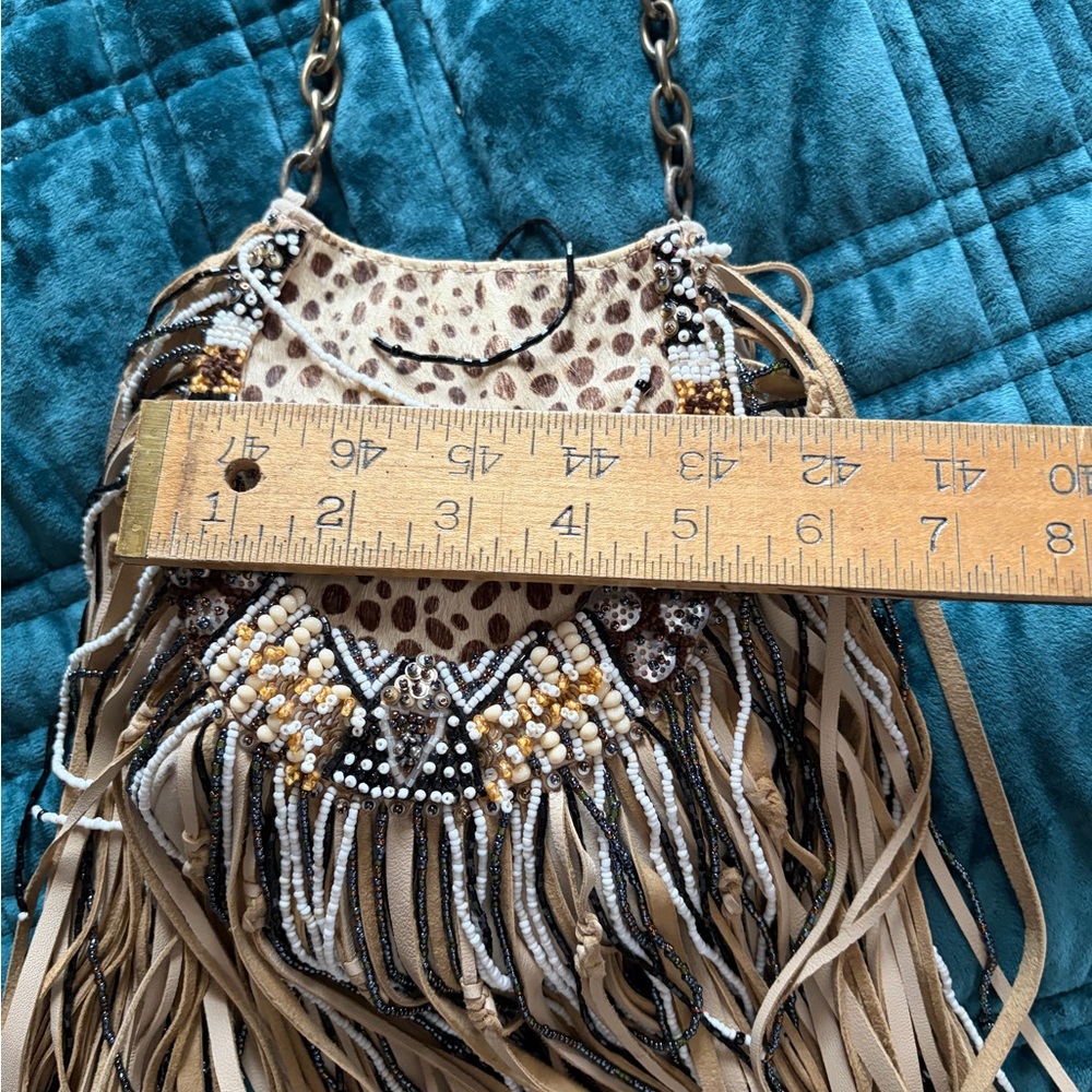 Fringe Beaded Bag - Picture 2 of 4